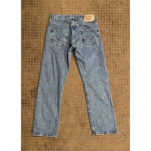 Vtg Levis 501 XX Jeans Men's 33x32 Blue Straight Leg Button Fly Denim Light Wash